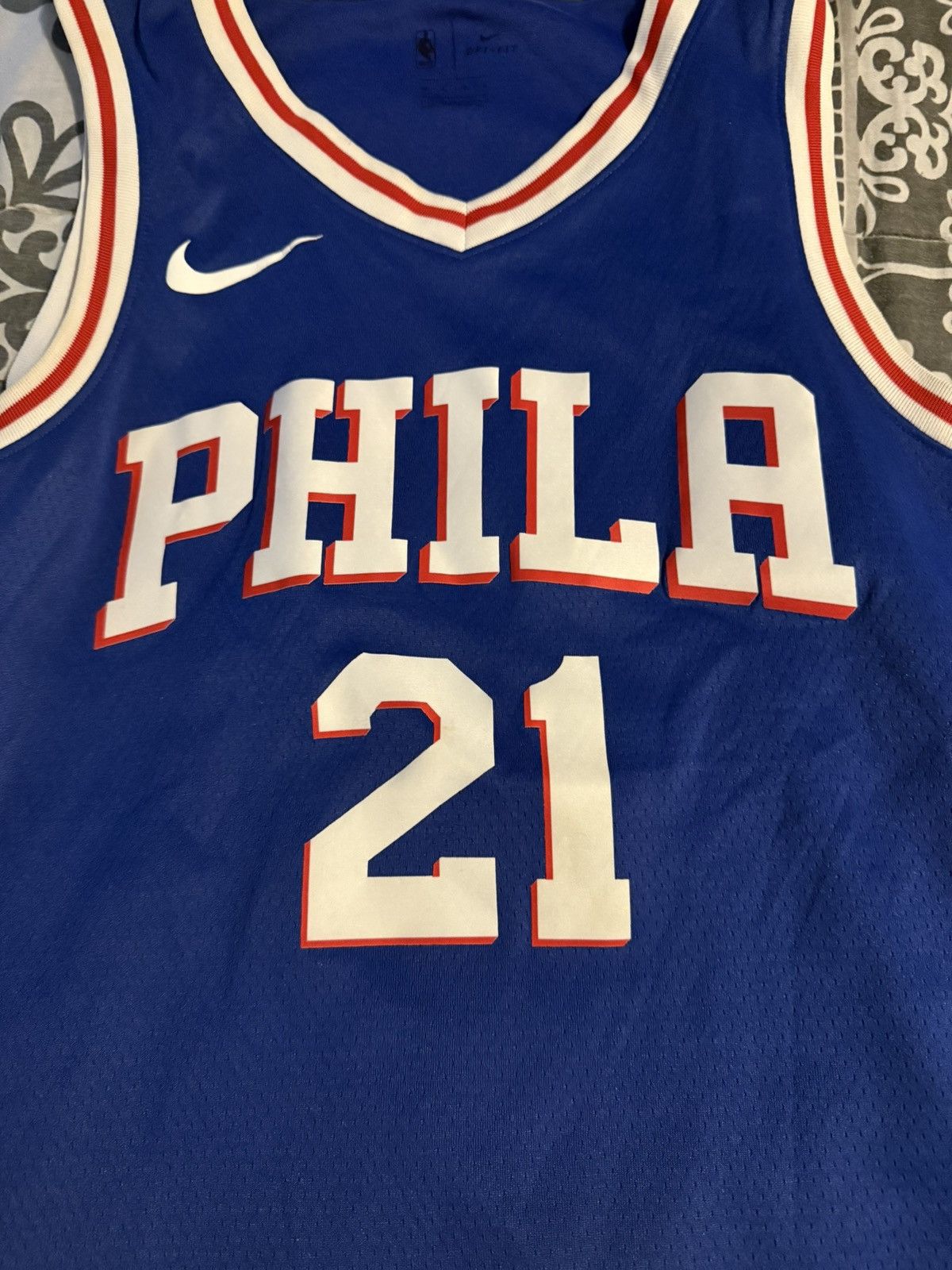 NBA Joel Embiid Jersey Size US L / EU 52-54 / 3 - 2 Thumbnail