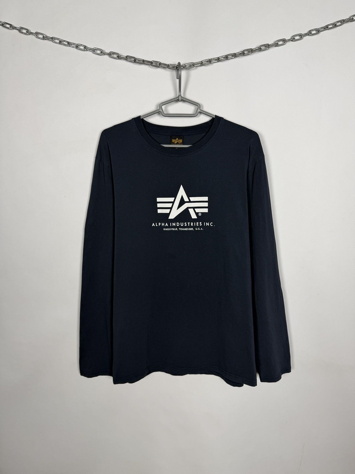 Alpha Industries Alpha Industries Long Sleeve T-Shirt Streetwear Casual 2XL Size US XXL / EU 58 / 5 - 1 Thumbnail