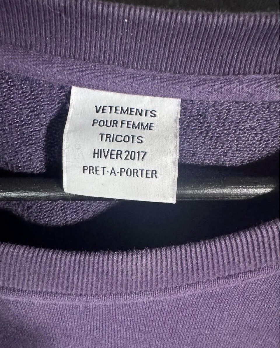 Vetements Vetements Unskinny Crewneck Size XS / US 0-2 / IT 36-38 - 4 Thumbnail