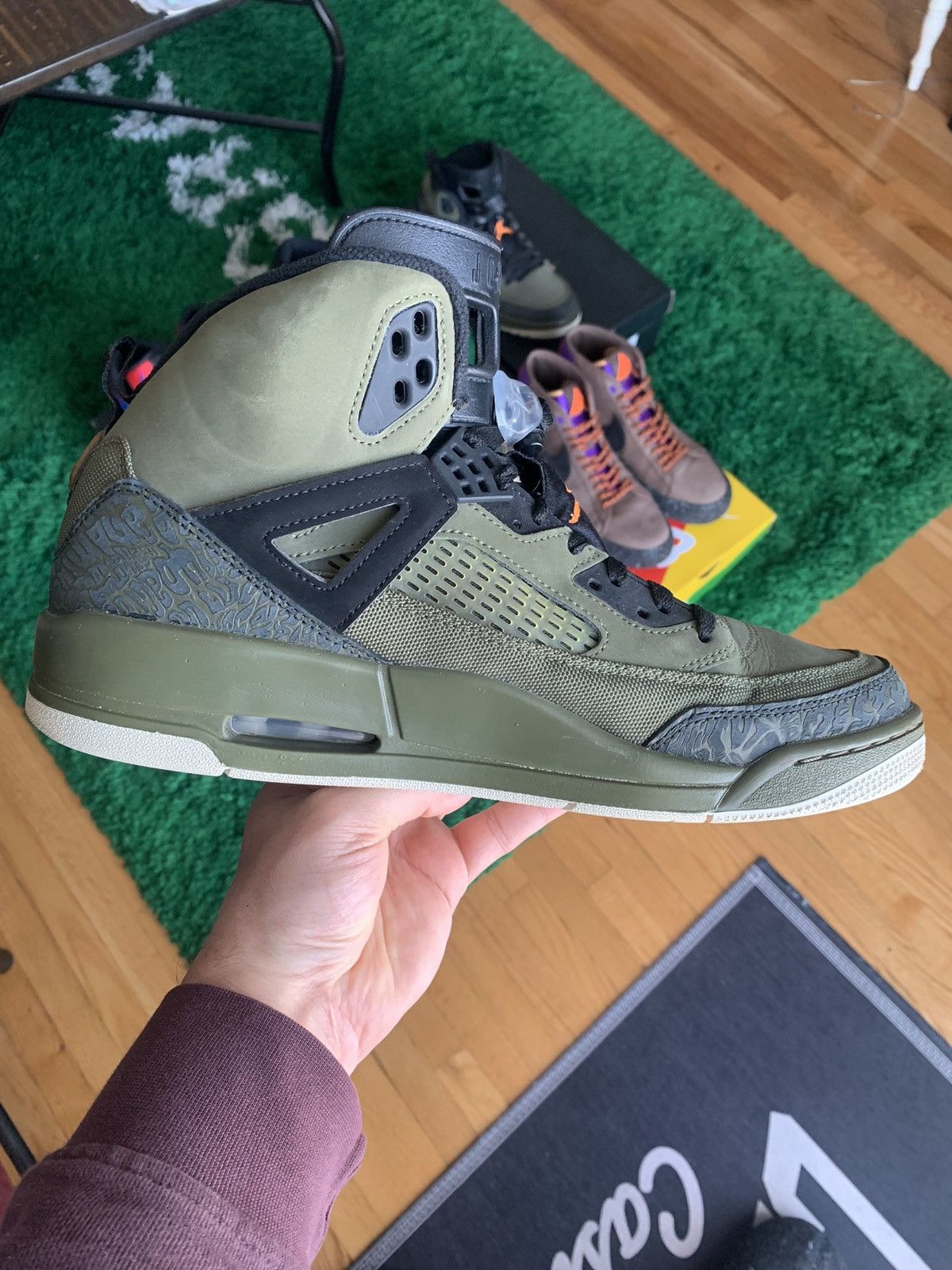 Jordan Brand Jordan Spizike Olive Canvas Size US 11 / EU 44 - 12 Thumbnail