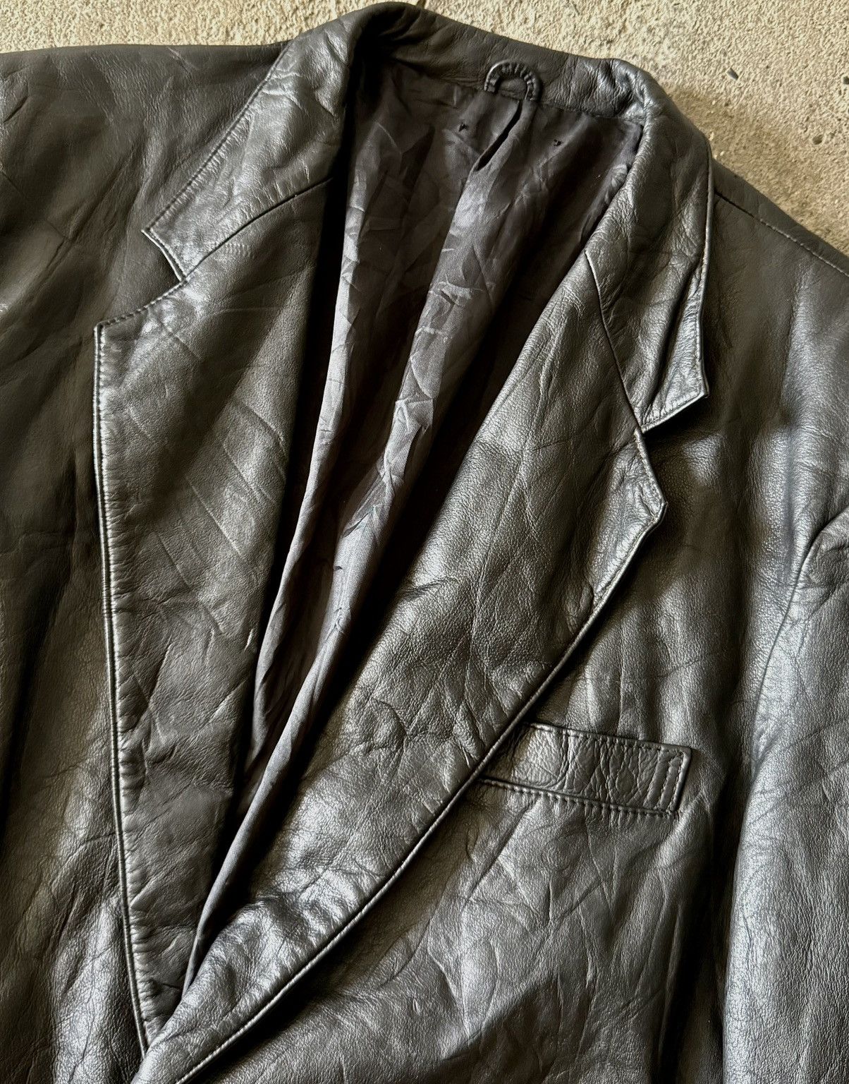 Gucci Gucci - Tom Ford - Leather Blazer Size US M / EU 48-50 / 2 - 3 Thumbnail