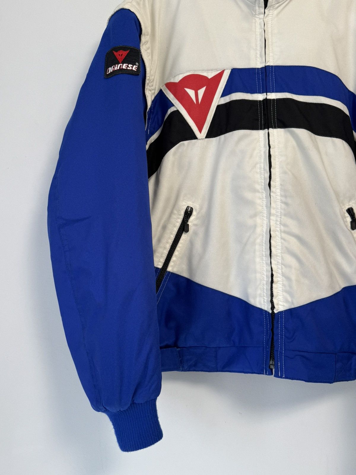 Dainese Vintage Dainese Vest Jacket Blue Full Zip Moto Racing Size US XL / EU 56 / 4 - 4 Thumbnail