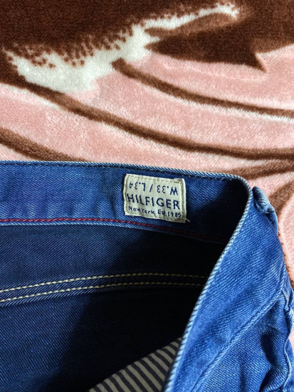 Tommy Hilfiger Crazy Crash Tommy Hilfiger Dirty Baggy Faded Distressed Jean Size US 33 - 2 Thumbnail