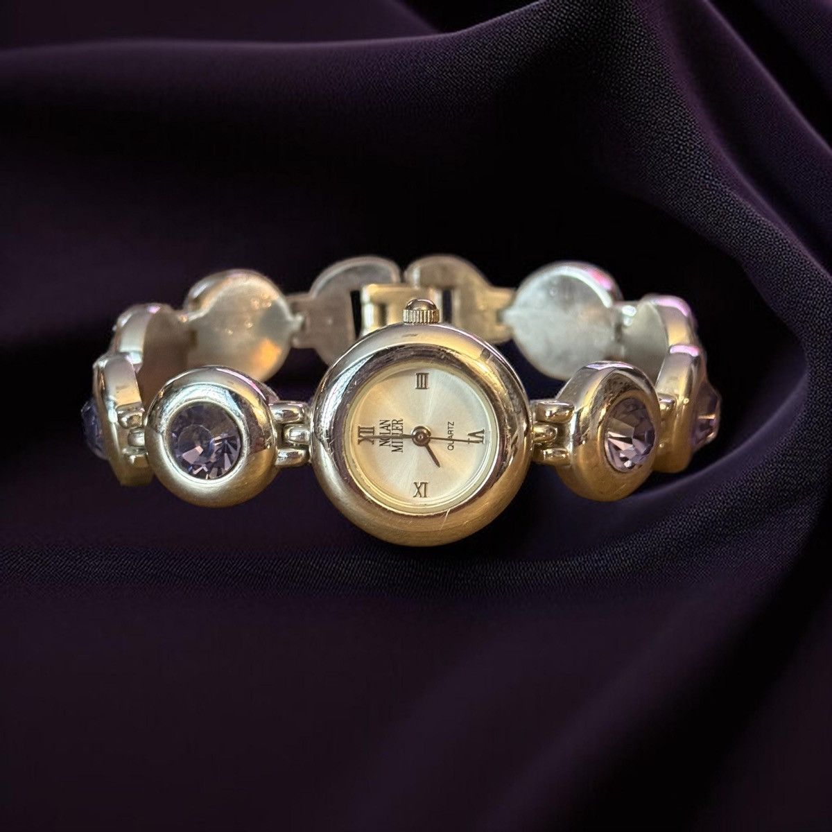Other Nolan Miller silver purple gemstone quartz watch Size ONE SIZE - 1 Thumbnail