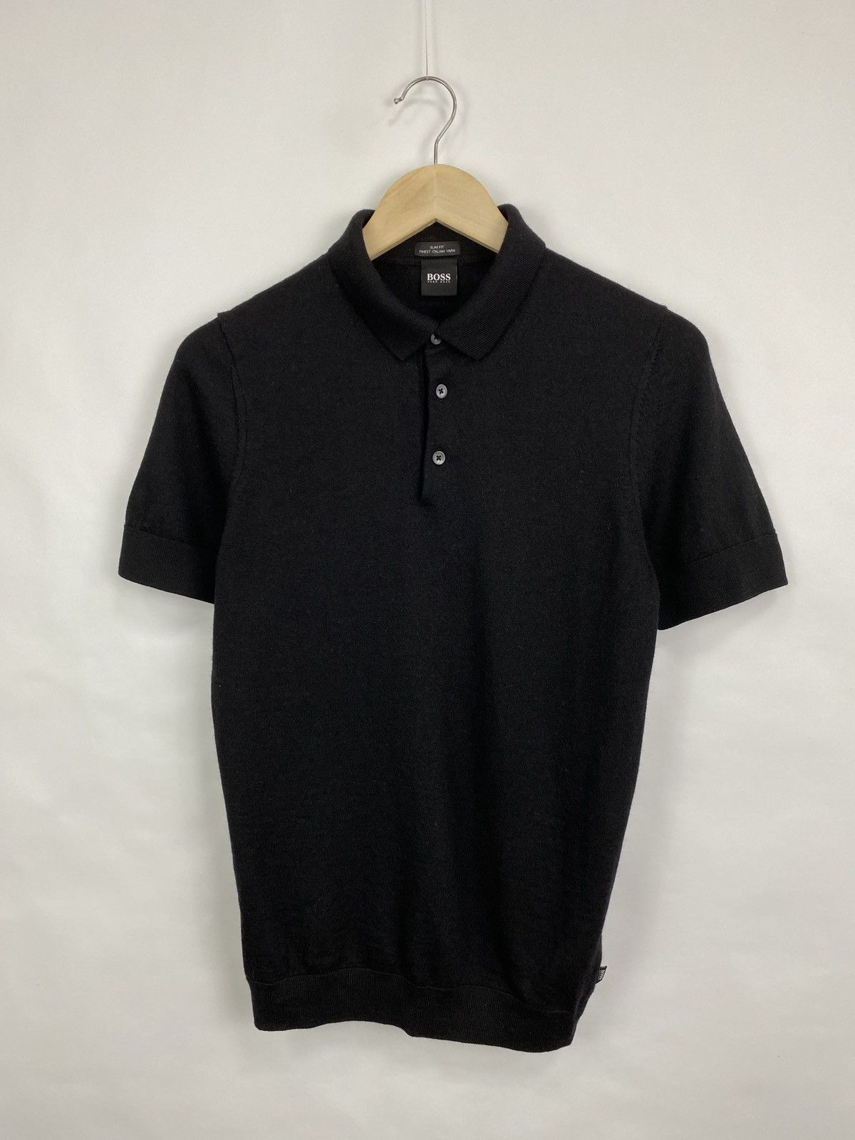 Hugo Boss Hugo Boss Wool Knit Polo T-Shirt Retro Rare Hype Y2K Size US M / EU 48-50 / 2 - 3 Thumbnail