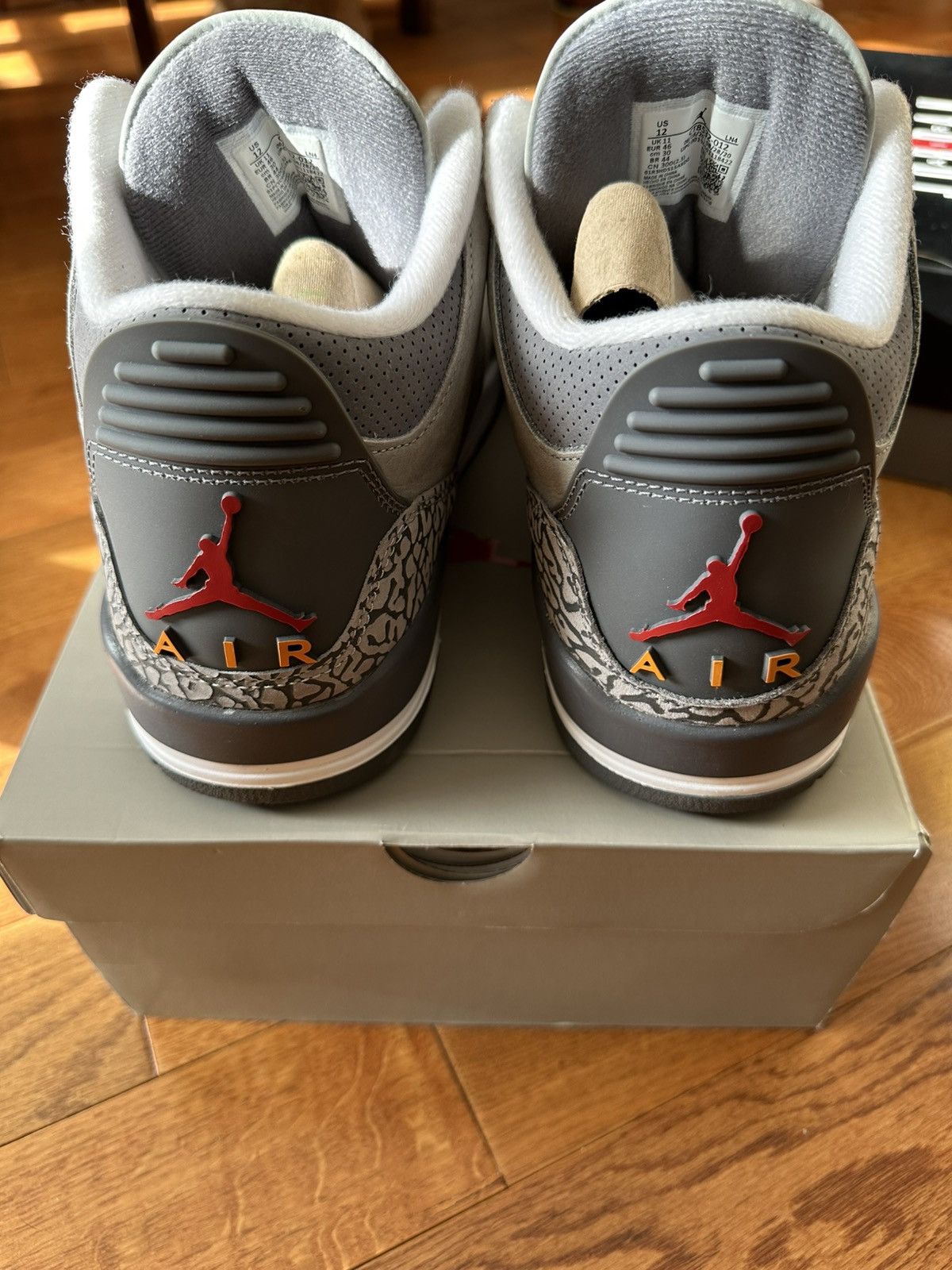 Jordan Brand × Nike Air Jordan 3 Cool Grey Size US 12 / EU 45 - 4 Thumbnail