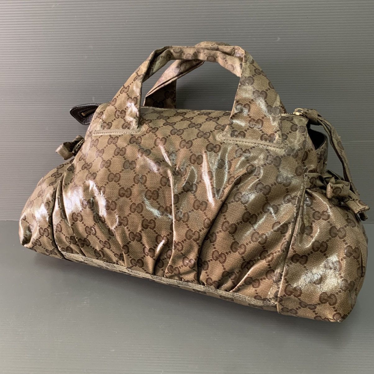Gucci Gucci Monogram Top Handle Bag Size ONE SIZE - 2 Thumbnail
