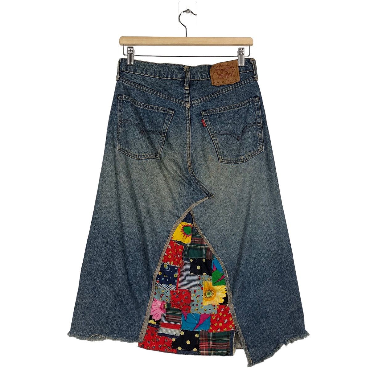 Levi's 🔥Rare Custom Design Skirt Levi’s Cartoon Network Design Size 29" - 8 Thumbnail