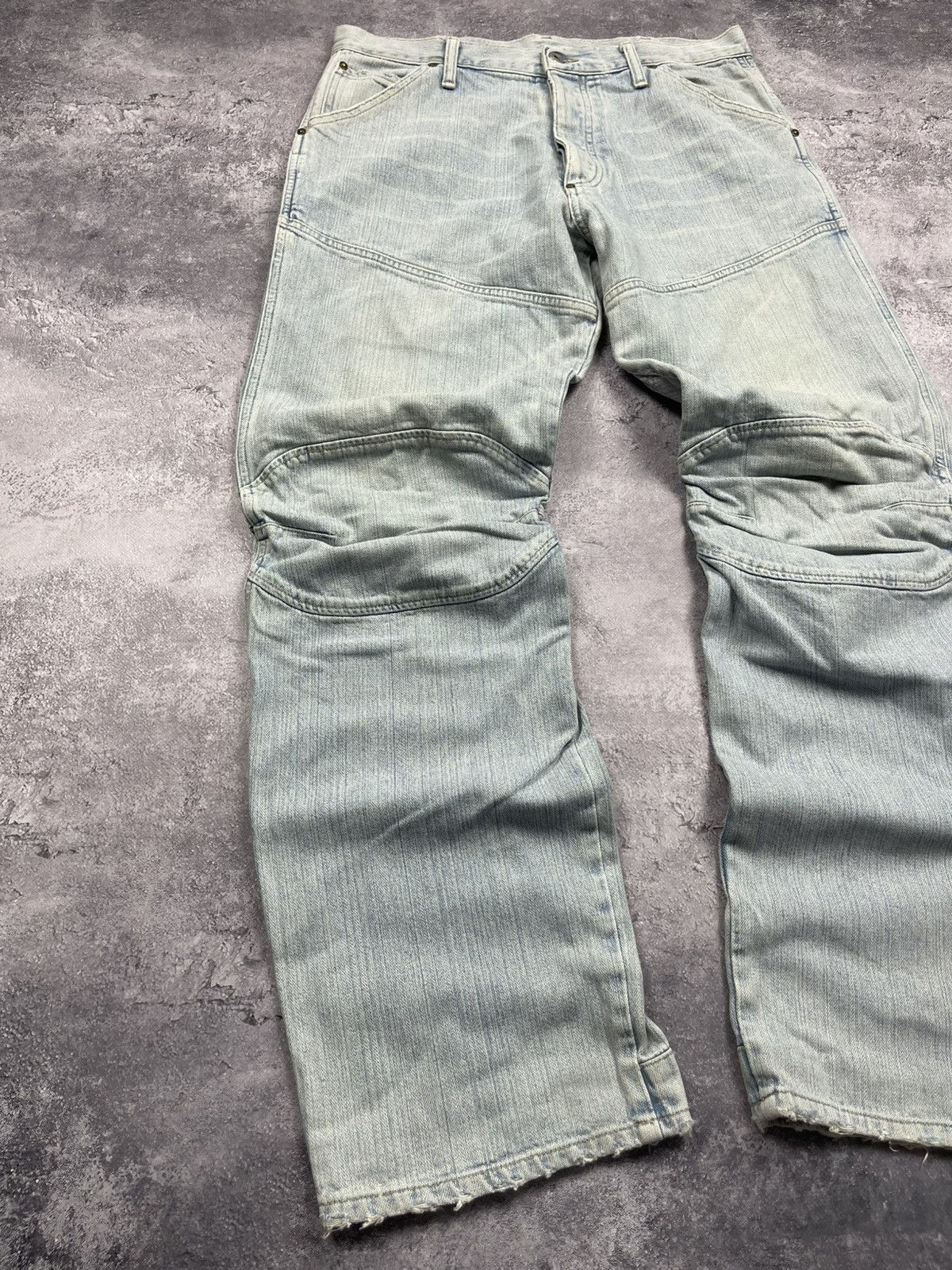 G-Star Vintage G-Star Raw Baggy Denim Jeans Double Knee Pants Y2K Size US 34 / EU 50 - 14 Thumbnail