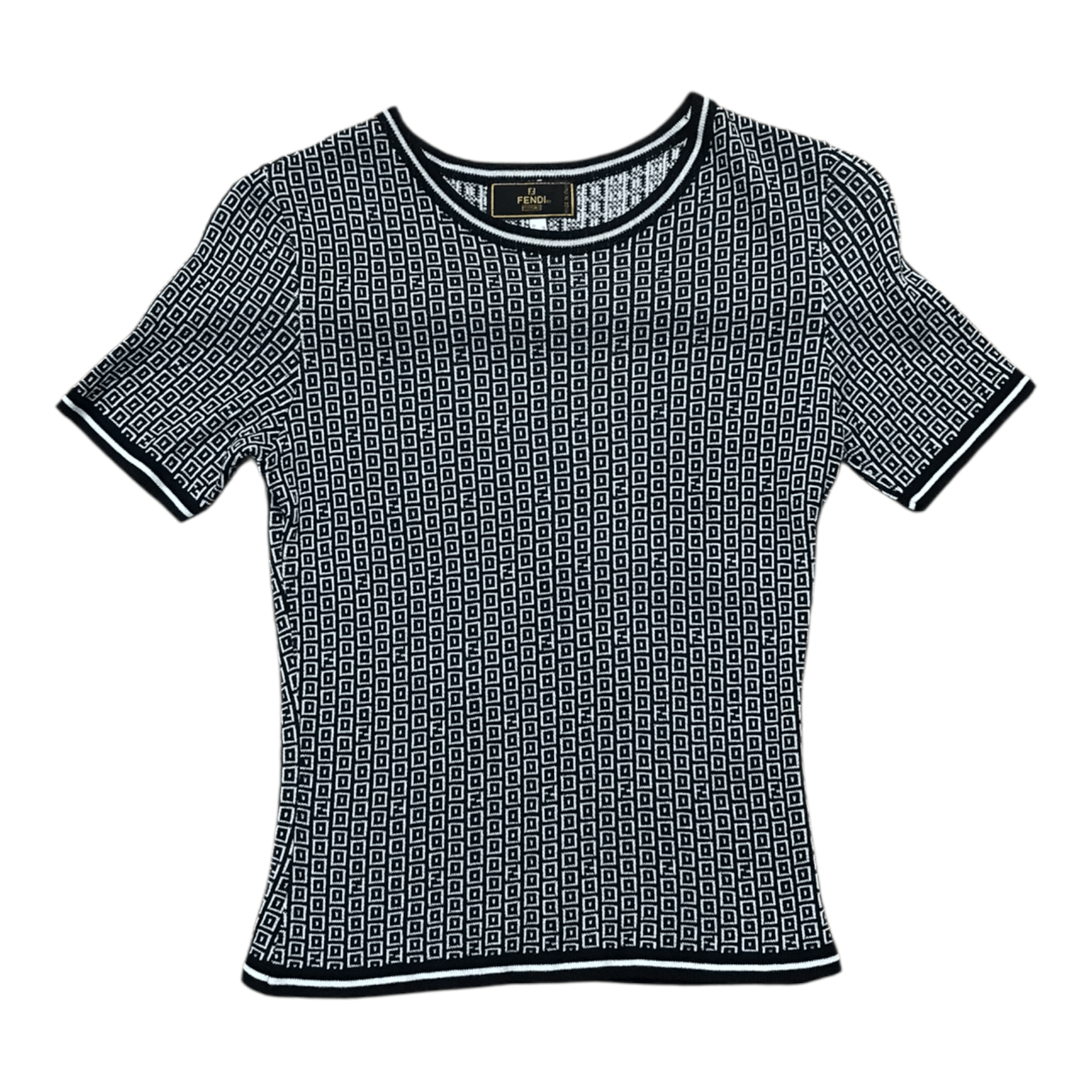 Fendi Fendi Monogram Distress Shirt Size XS / US 0-2 / IT 36-38 - 2 Thumbnail