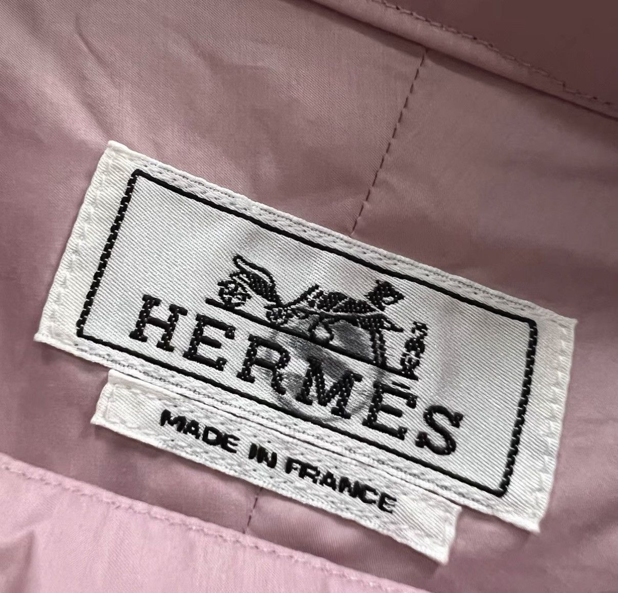 Hermes Hermès Pink Irregular Neckline Windbreaker J41 Size M / US 6-8 / IT 42-44 - 4 Thumbnail