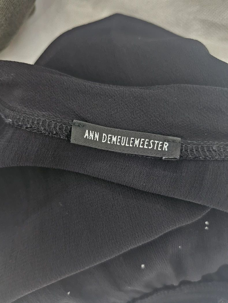 Ann Demeulemeester Ann Demeulemeester Silk Oversized TShirt-2506 Size M / US 6-8 / IT 42-44 - 5 Thumbnail