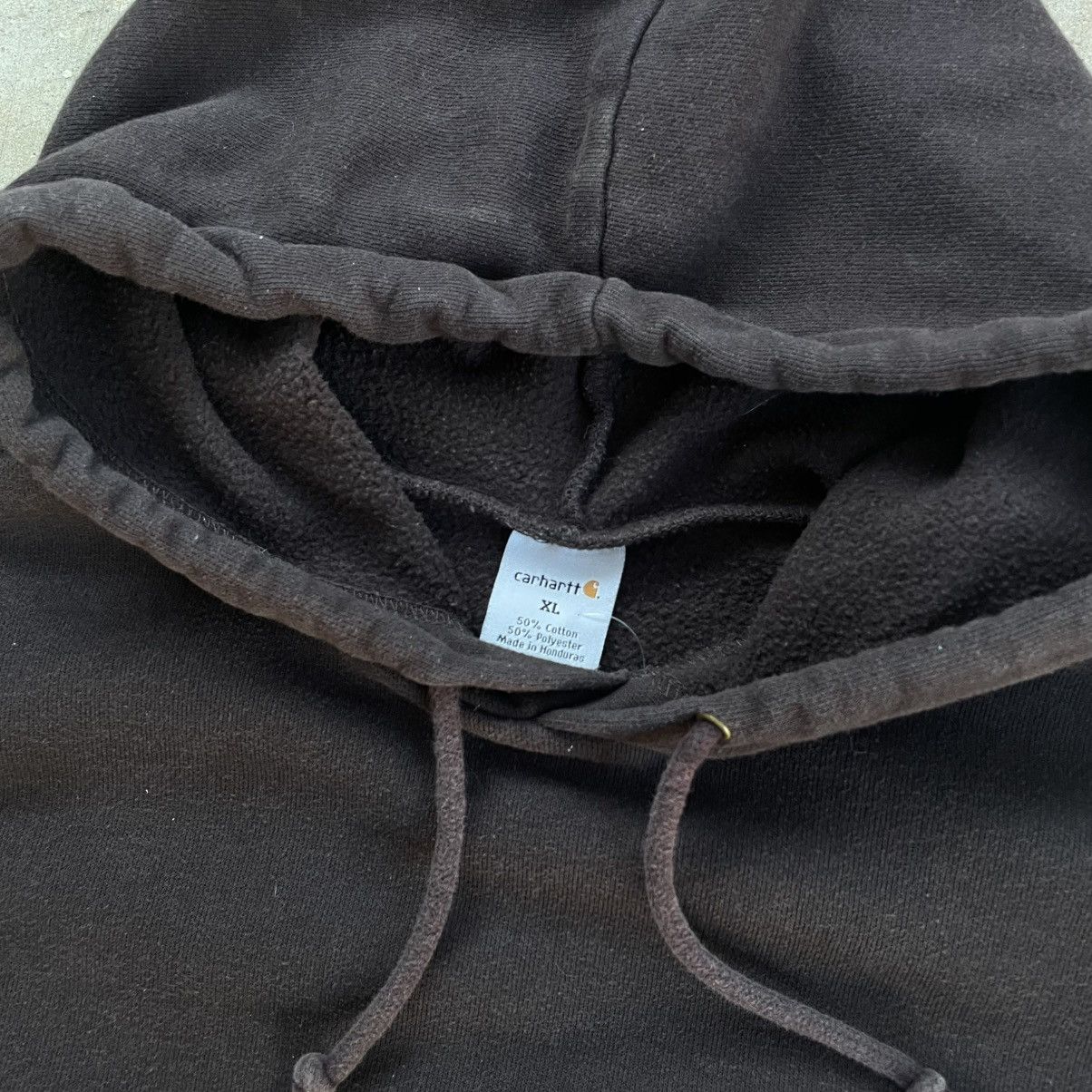 Carhartt Vintage Carhartt Heavyweight Hoodie Brown XL Mens Size US XL / EU 56 / 4 - 2 Thumbnail