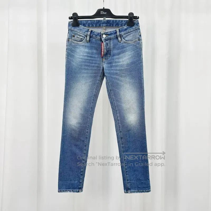Dsquared2 DSQUARED2 Light Blue Denim Logo Jeans for Women . Size 23" - 1 Thumbnail