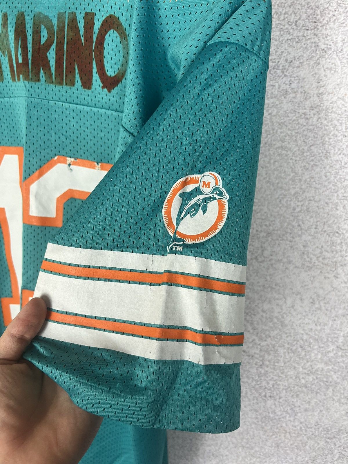NFL Vintage Dan Marino #13 Miami Dolphins NLF Jersey Shirt Size US L / EU 52-54 / 3 - 5 Thumbnail