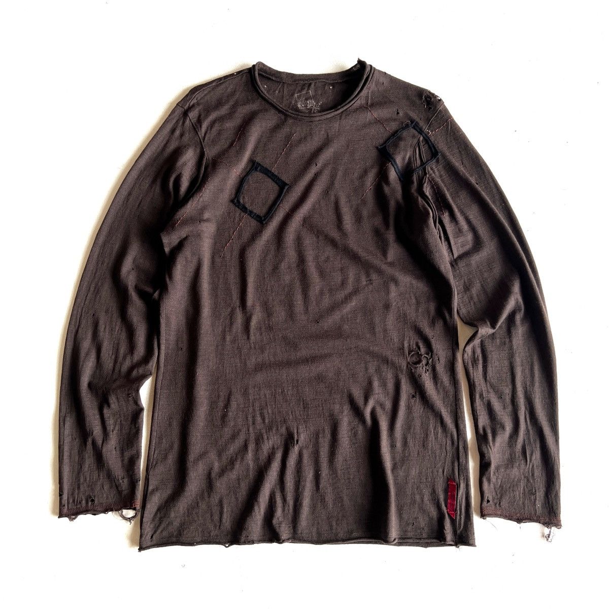 Designer MARITHÉ FRANCOIS GIRBAUD Long Sleeve Scab T-Shirt Size US M / EU 48-50 / 2 - 1 Thumbnail