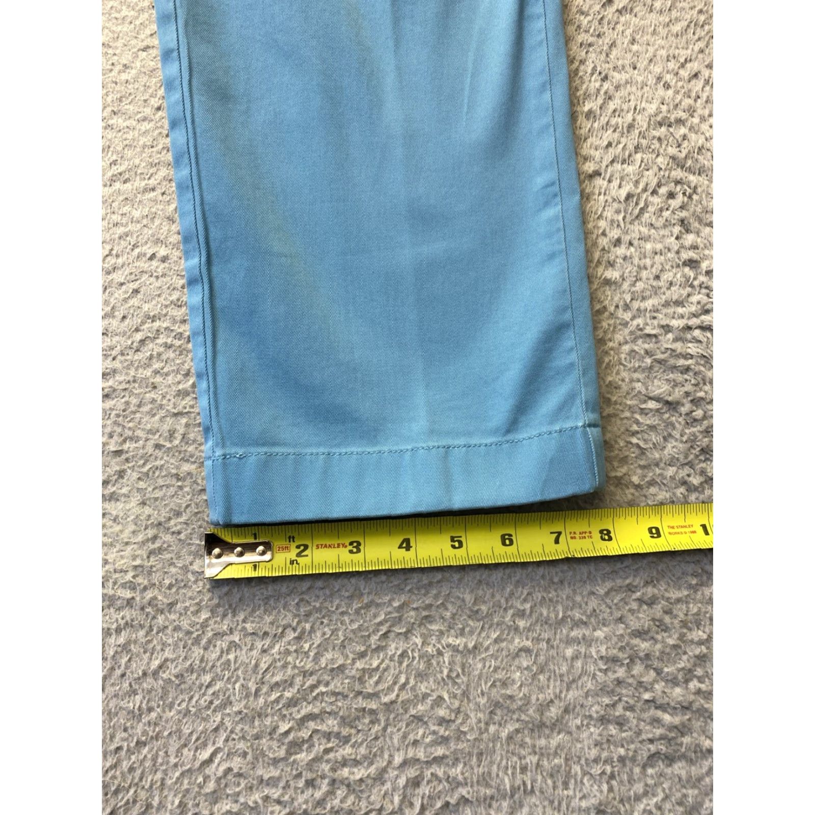 Brooks Brothers Brooks Brothers Chino Pants Men Regular 34 Turquoise Solid 30in Zip Casual Vintage: No Size US 34 / EU 50 - 5 Thumbnail
