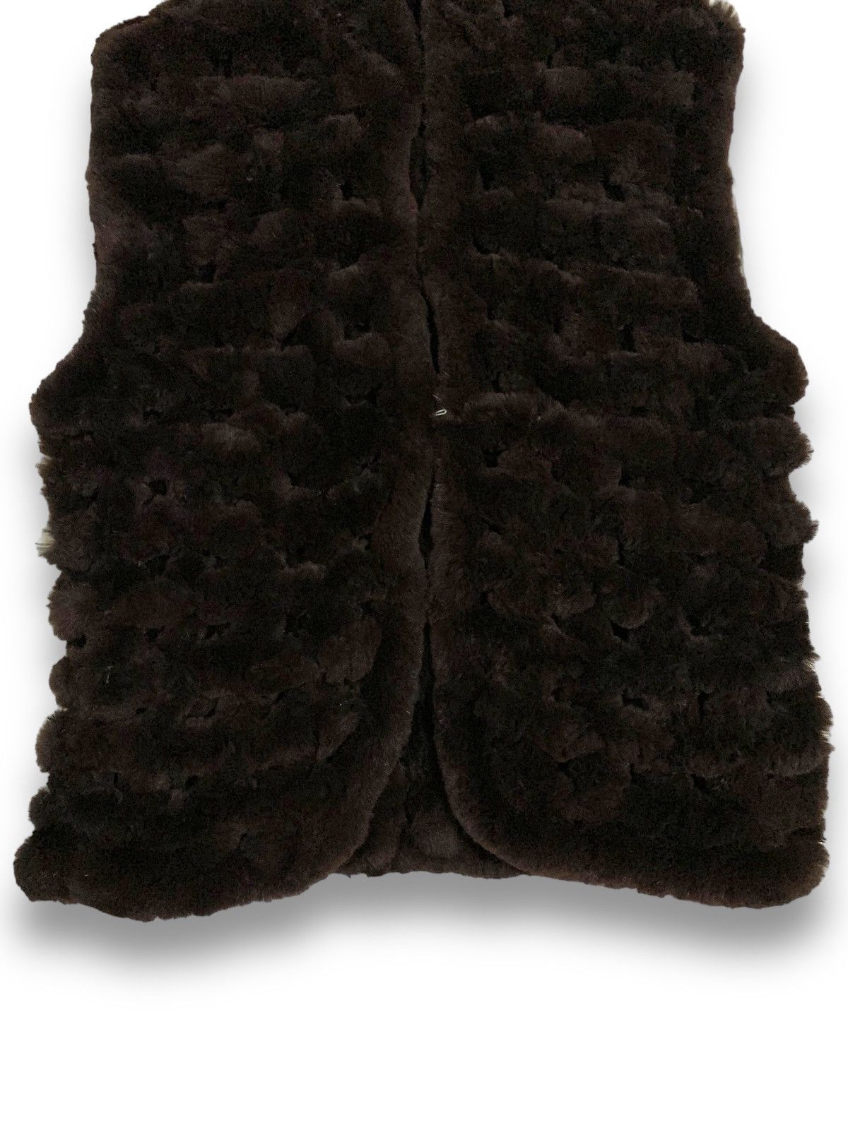 Le Grande Bleu (L.G.B.) Japanese Brand Dark Brown Fox Fur Vest like If Six Was Nine Size US S / EU 44-46 / 1 - 8 Thumbnail