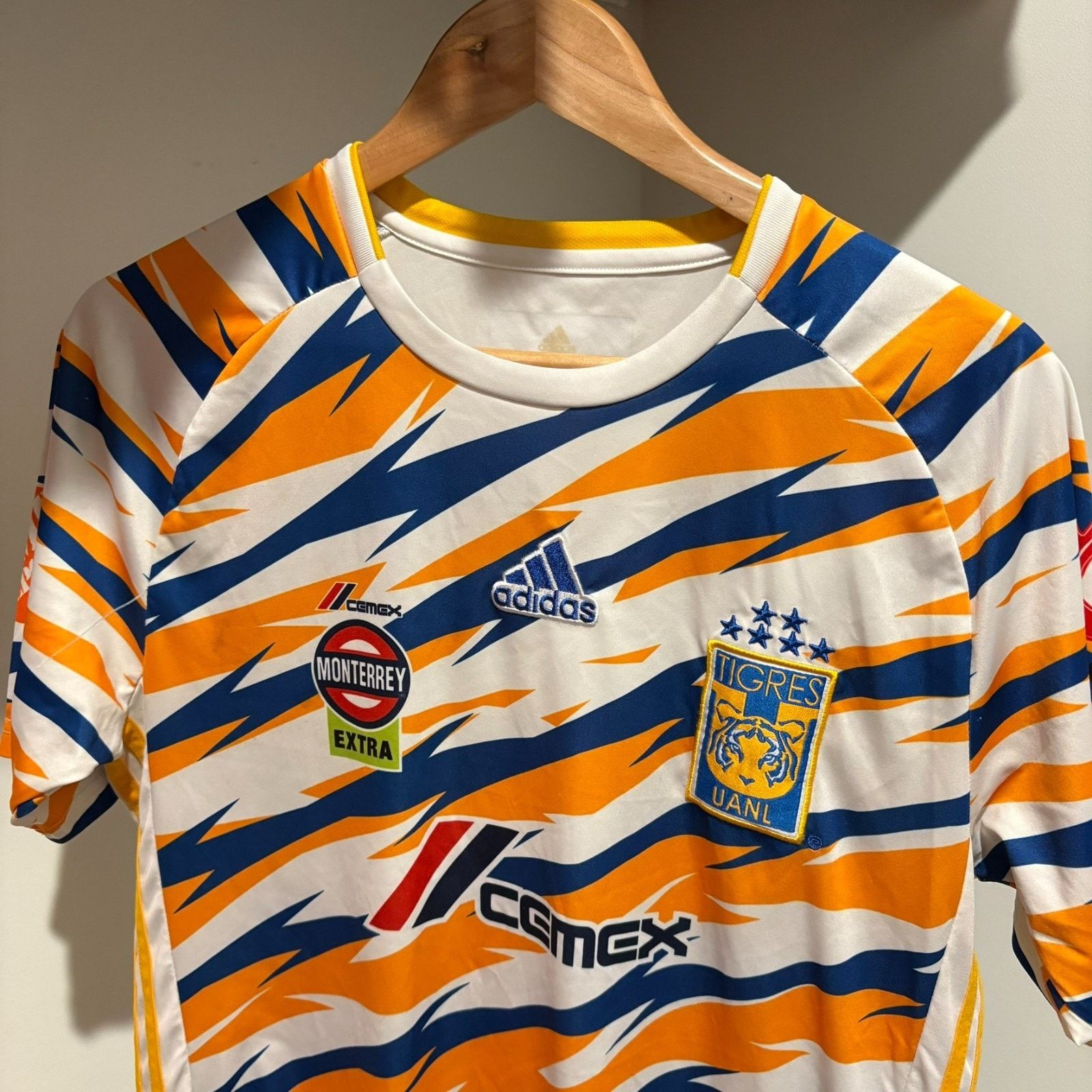 Adidas Adidas Tigres UANL 2018 Soccer Jersey Men's Size M Size US M / EU 48-50 / 2 - 2 Thumbnail