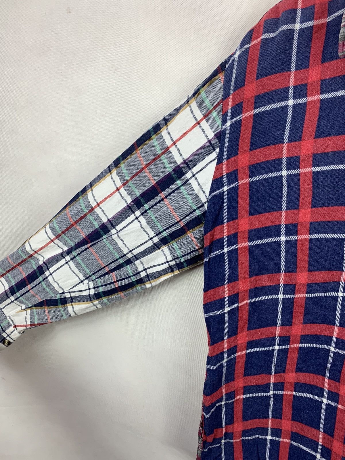 Other Rare! US Blues Multi Cuts Flannel like Needles Size US M / EU 48-50 / 2 - 4 Thumbnail
