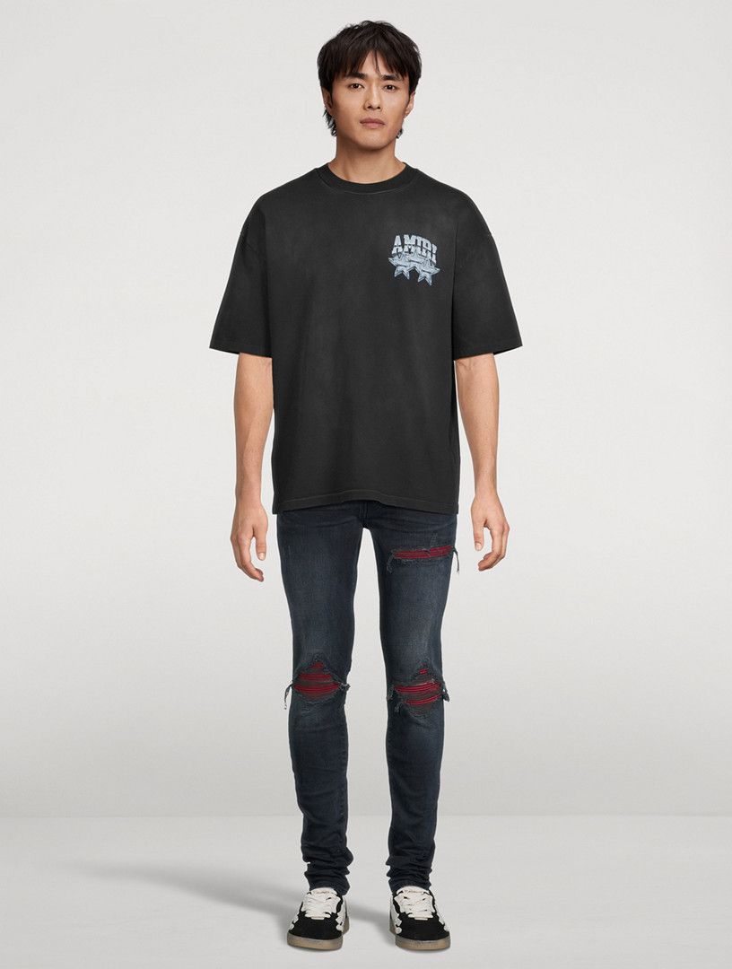 Amiri o1h1sh10525 Championship Os T-Shirt in Black Size US XXL / EU 58 / 5 - 4 Thumbnail
