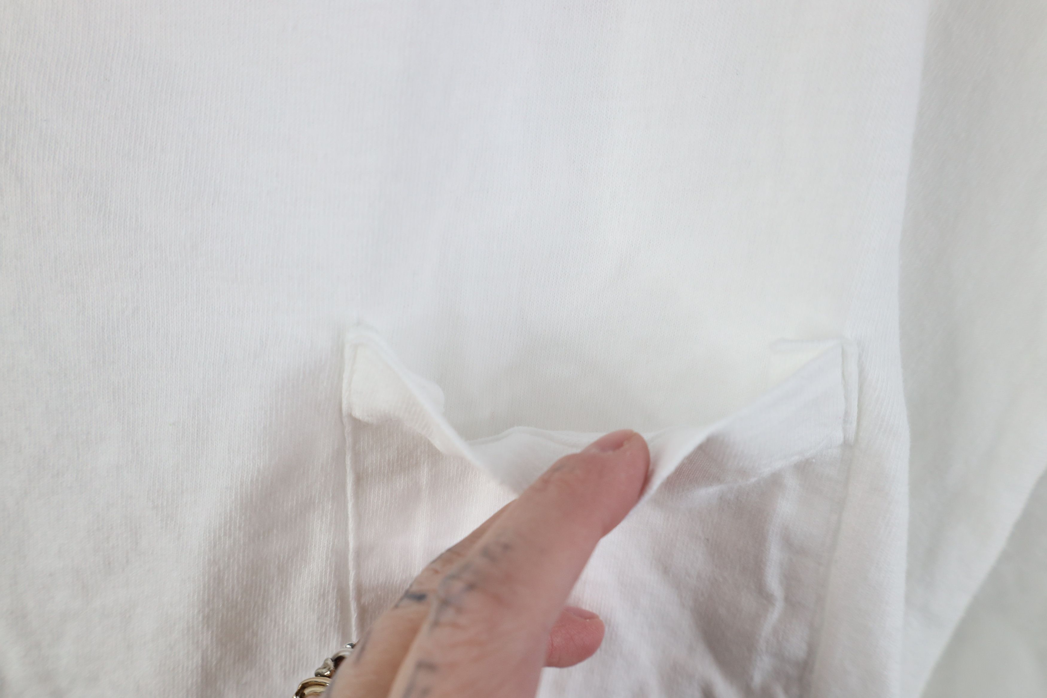 Dickies Vintage 90s Dickies Blank Heavyweight Cotton T-Shirt White Size US L / EU 52-54 / 3 - 5 Thumbnail