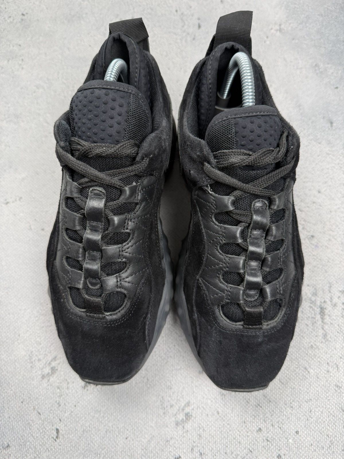 Acne Studios Acne Studios Rockaway Triple Black Suede Leather Sneakers Size US 5 / IT 35 - 14 Thumbnail