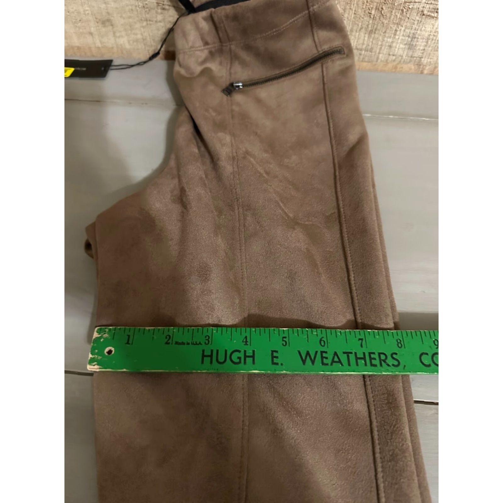 Bcbgmaxazria BCBG MAXAZRIA Jeans Flare Bell Bottom Brown Women Wide-Leg XS Size 26" / US 2 / IT 38 - 8 Thumbnail