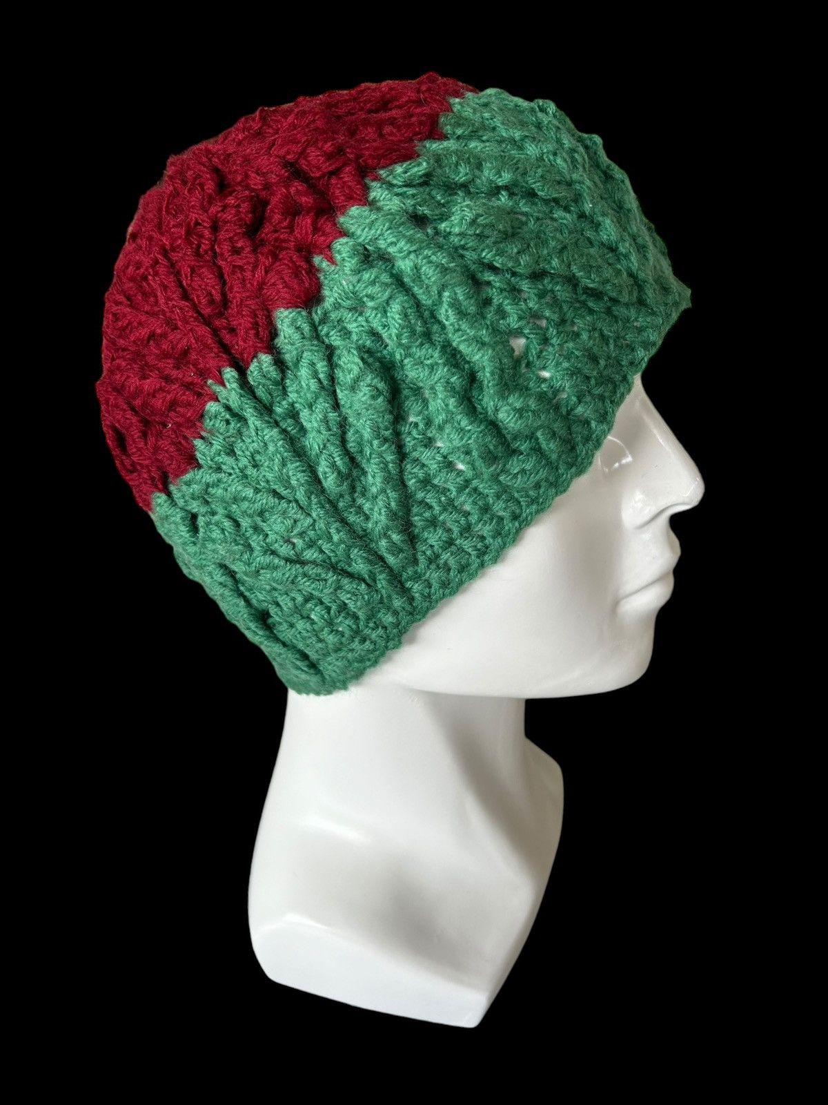 Japanese Brand × Kapital × Vintage Crochet knitted Handmade big Beanie Hats Size ONE SIZE - 1 Thumbnail