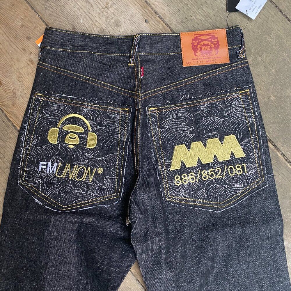RMC Jeans × Vintage BNWT Vintage Red Monkey Company Embroidered Jeans Size 32 Size US 32 / EU 48 - 9 Thumbnail