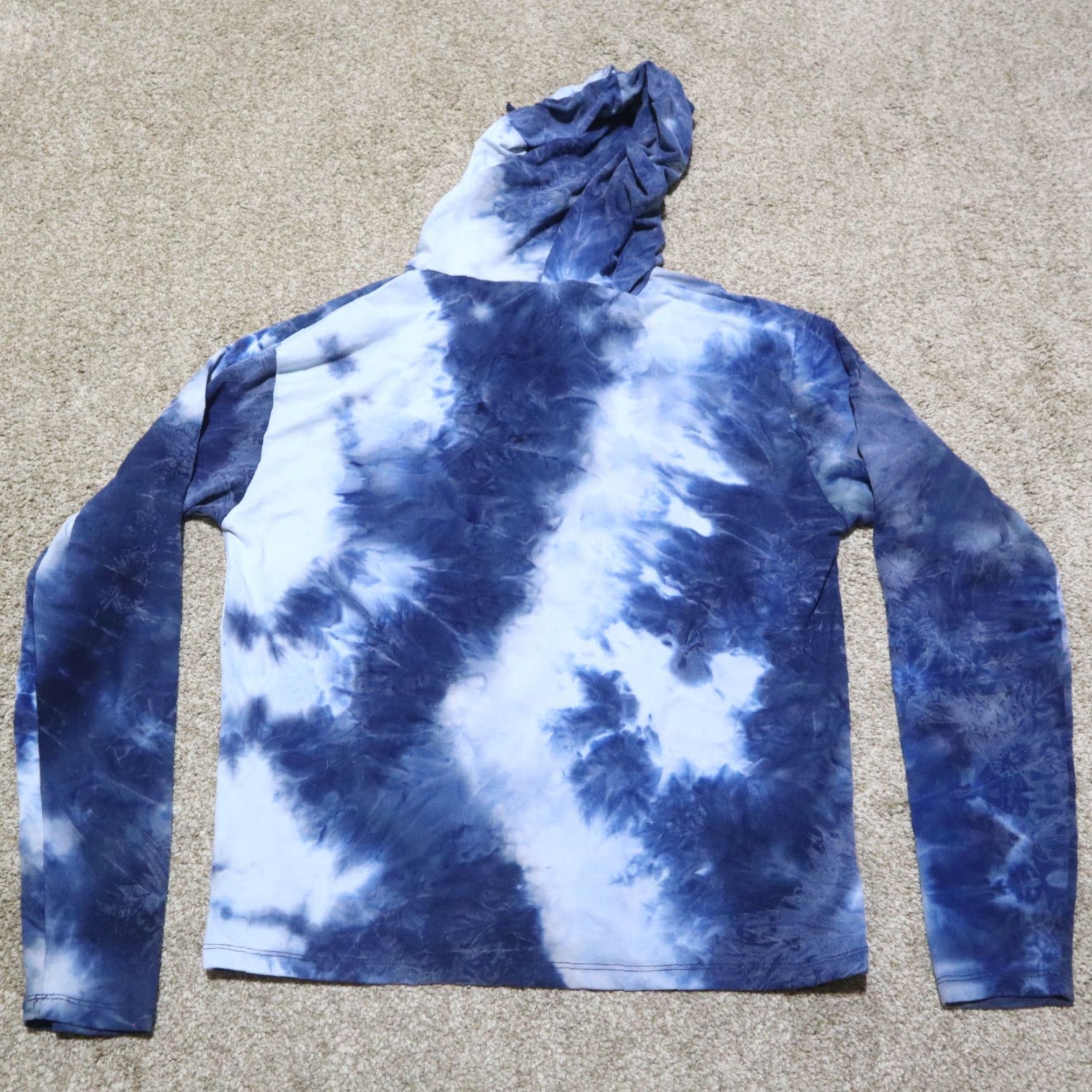 Vintage Myrtle Beach SC South Carolina Pullover Lightweight Hoodie Shirt XL Blue Logo Embroidered Classic College Sports Outdoor Women Size XL / US 12-14 / IT 48-50 - 7 Thumbnail