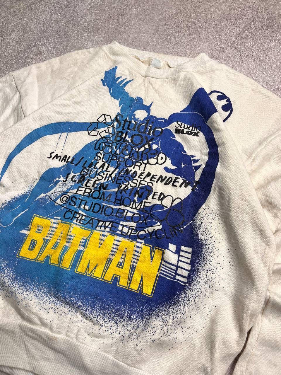 DC Comics Vintage Batman DC Comics Boxy Crewneck Sweatshirt L Size US L / EU 52-54 / 3 - 3 Thumbnail