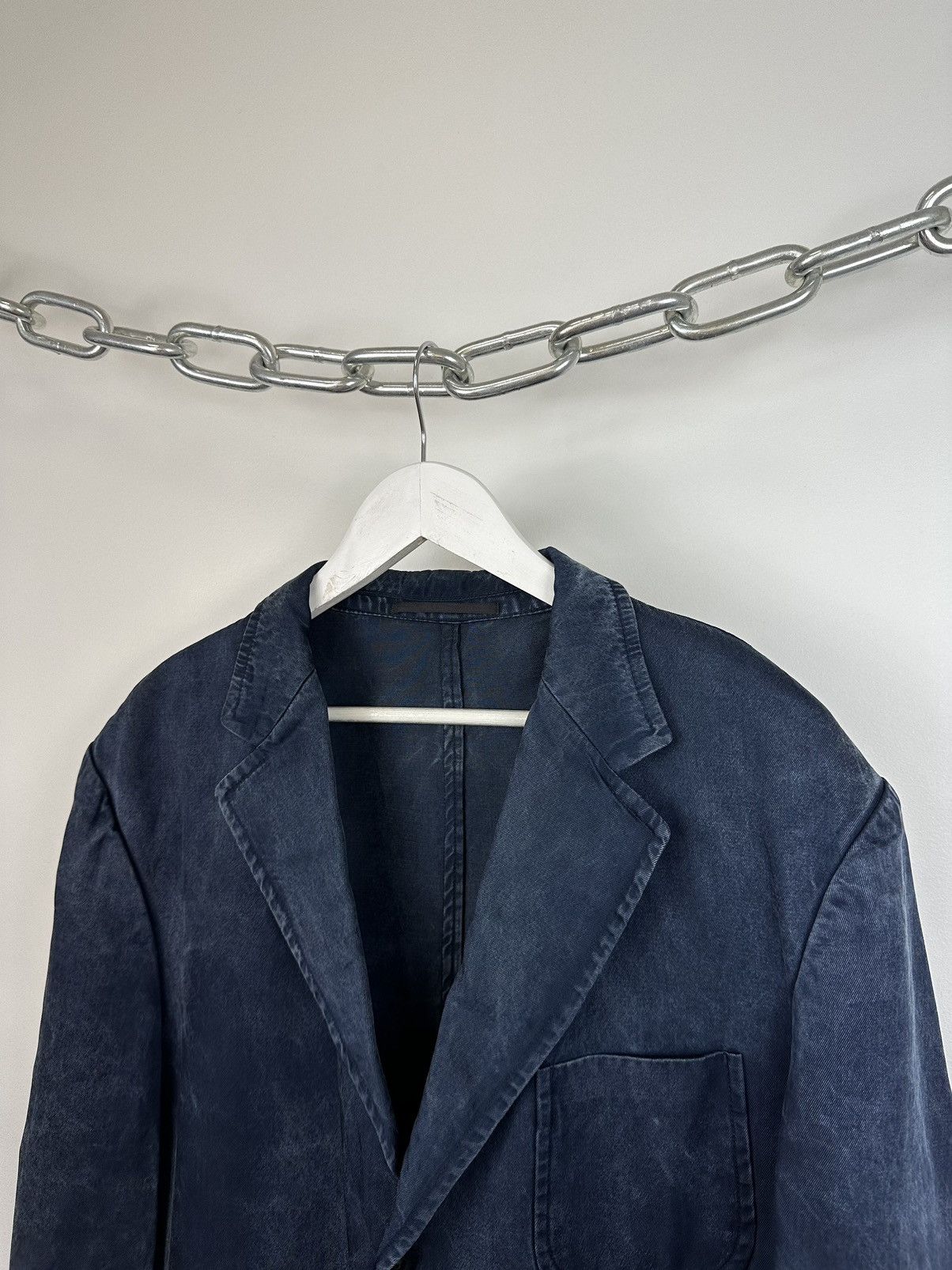 Balmain Vintage Balmain Designer Tencel Fabric Dyed Blazer Jacket Size 46R - 3 Thumbnail