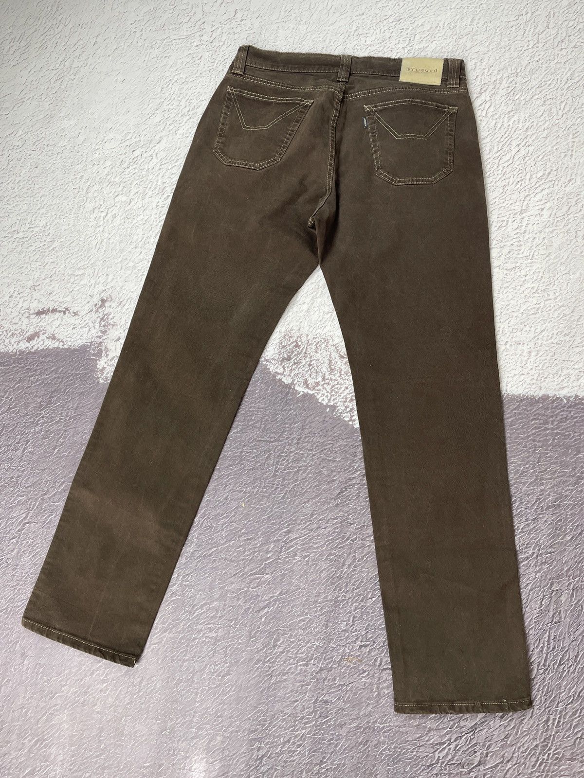 Jeckerson Jeckerson vintage brown smart casual denim pants Size US 34 / EU 50 - 2 Thumbnail