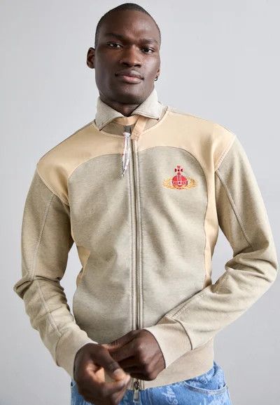 Vivienne Westwood o1f1d3z0426 Alien Track Jacket in Grey/Beige Size US XL / EU 56 / 4 - 5 Thumbnail