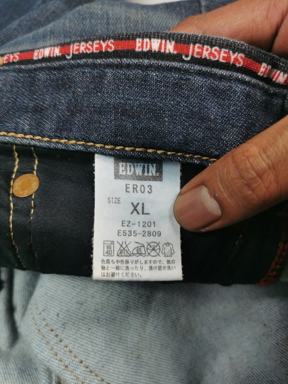 Edwin Edwin Jersey ER03 Stretchable Denim Jeans Size US 36 / EU 52 - 9 Thumbnail