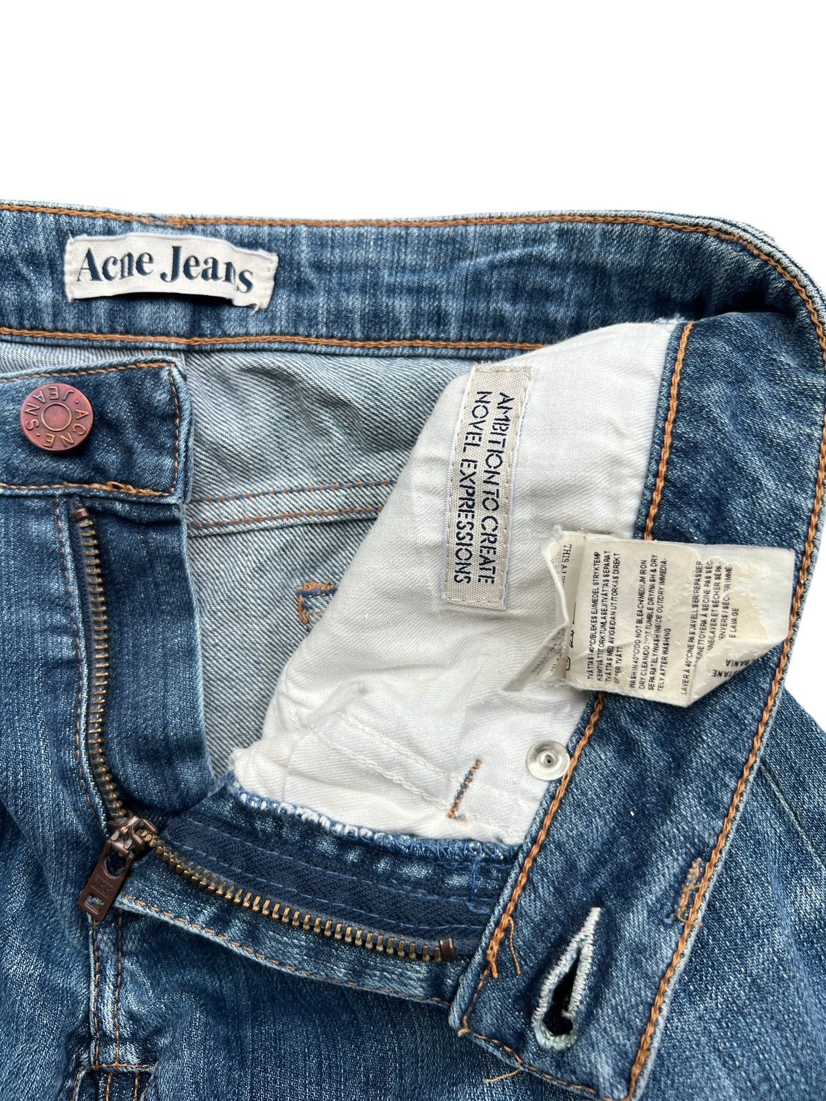 Acne Studios Acne Studios Lowrise Denim Jeans Size 27" / US 4 / IT 40 - 10 Thumbnail