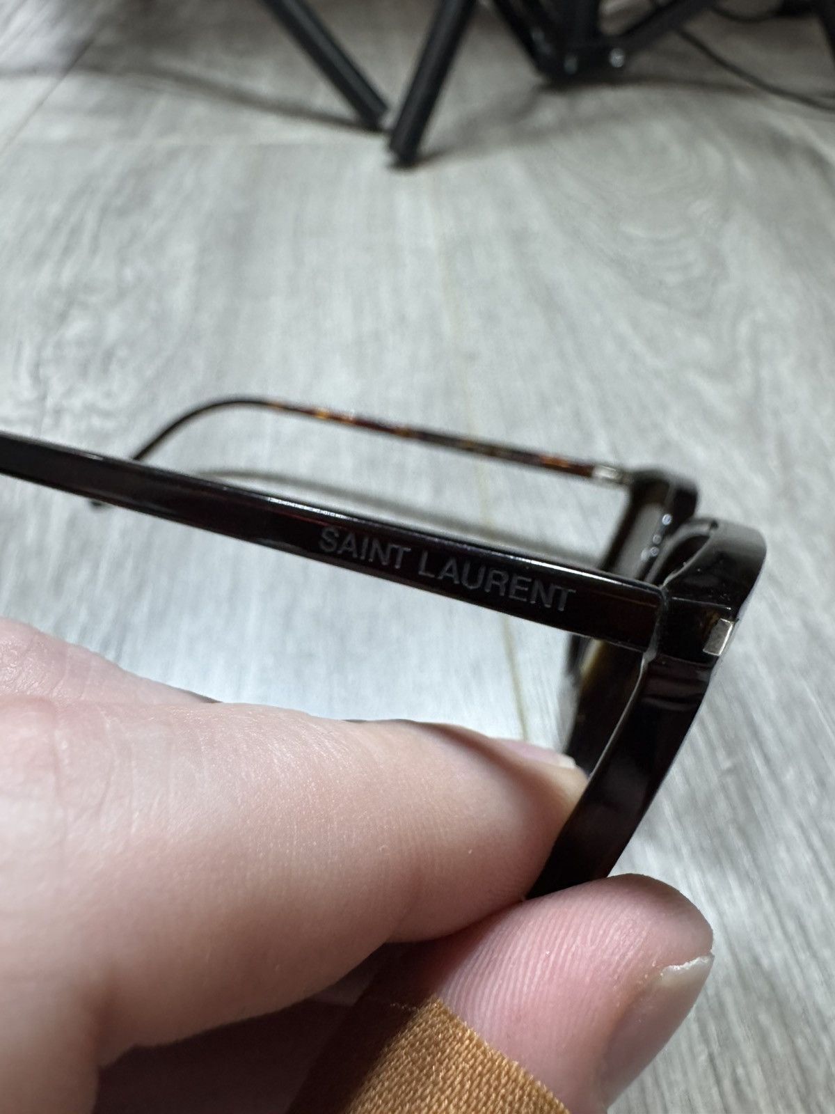 Saint Laurent Paris Saint Laurent Sl SL 131/F COMBI 007 Sunglasses Brown 271436 Size ONE SIZE - 8 Thumbnail