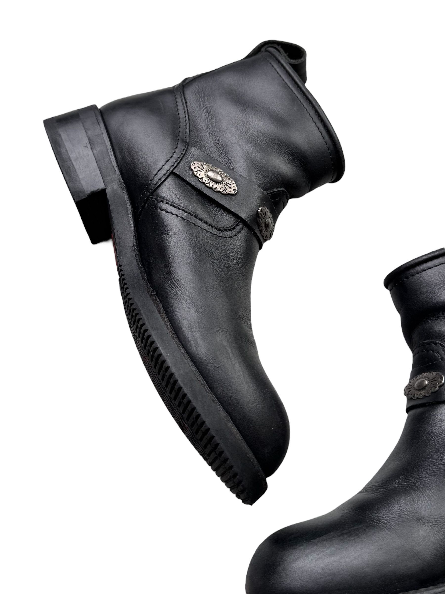 Sendra Gaudi by Sendra Vintage Leather Boots With Straps (D10) Size US 7 / EU 40 - 6 Thumbnail