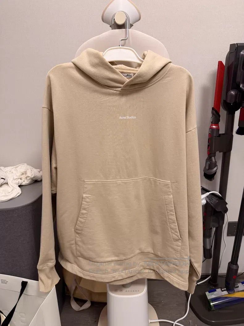 Acne Studios Acne Studios Beige hooded sweatshirt men's Size US S / EU 44-46 / 1 - 1 Thumbnail