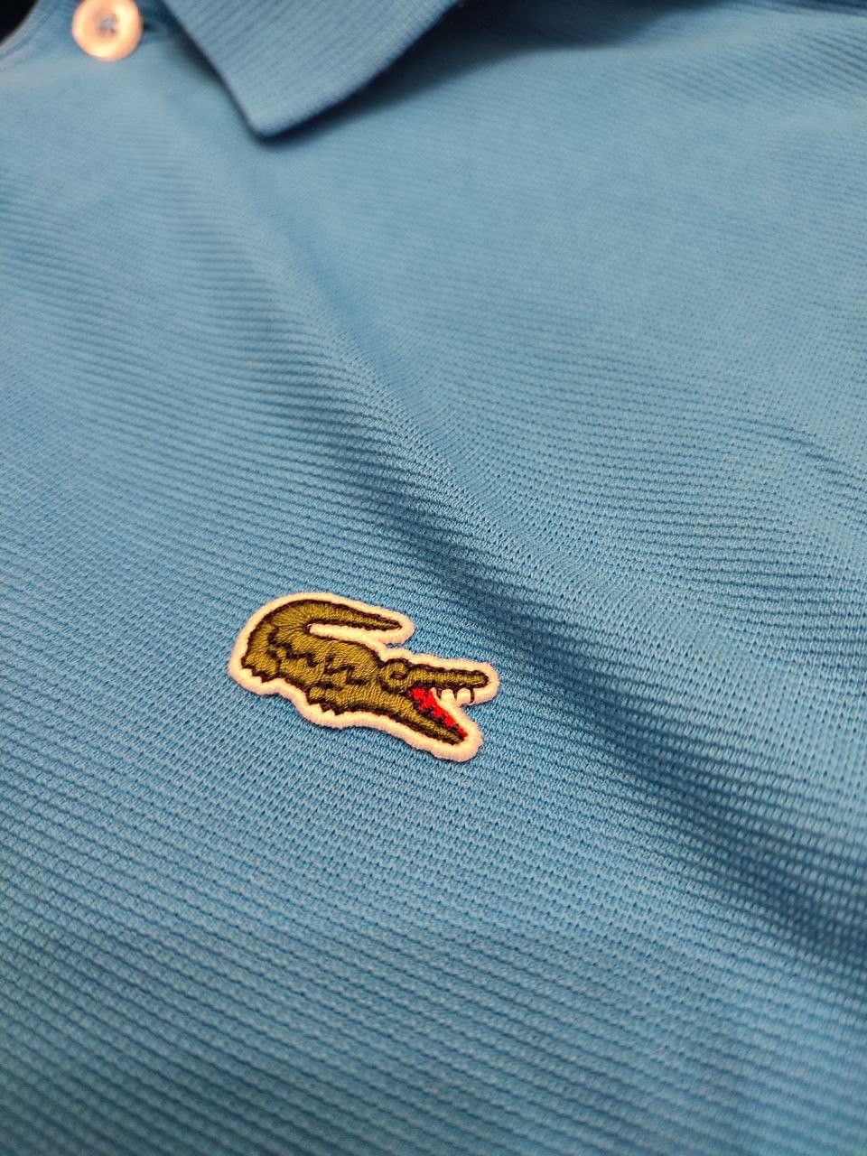 Lacoste Lacoste Sport slim fit blue Short Sleeve Polo Shirt L size Size US L / EU 52-54 / 3 - 7 Thumbnail