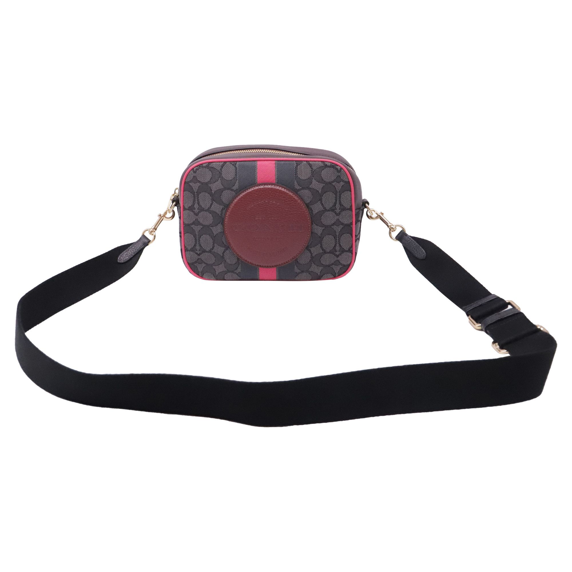 Coach Coach Mini Dempsey Camera Bag Signature Jacquard in Multico Size ONE SIZE - 1 Thumbnail