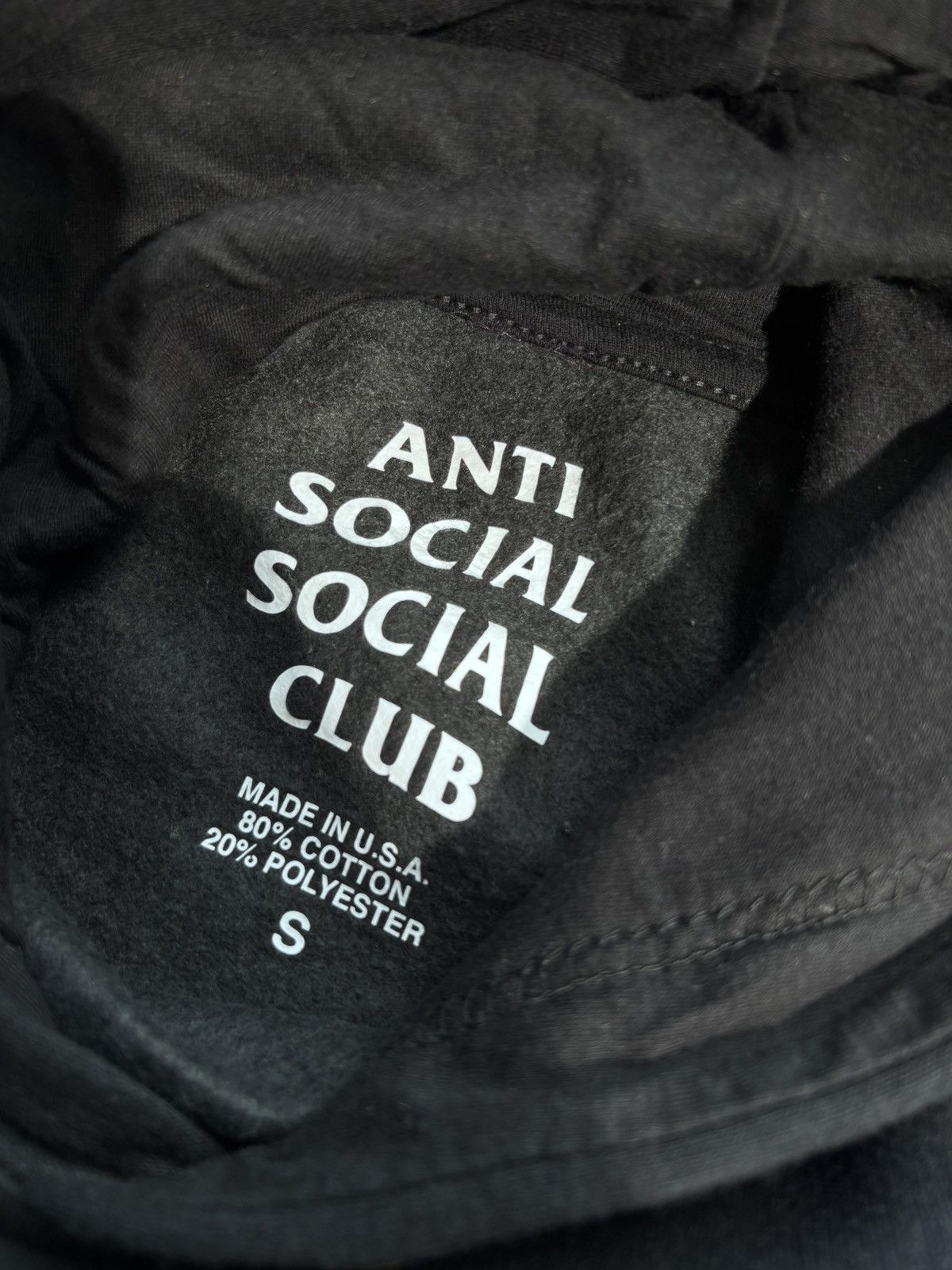 Anti Social Social Club Anti Social Social Club Baggy Hoodie ASSC Black Y2K Rap Size US S / EU 44-46 / 1 - 6 Thumbnail