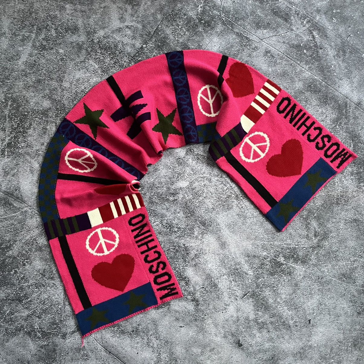 Moschino Moschino 100% Wool Scarf Wrap Made In Italy Size ONE SIZE - 1 Thumbnail