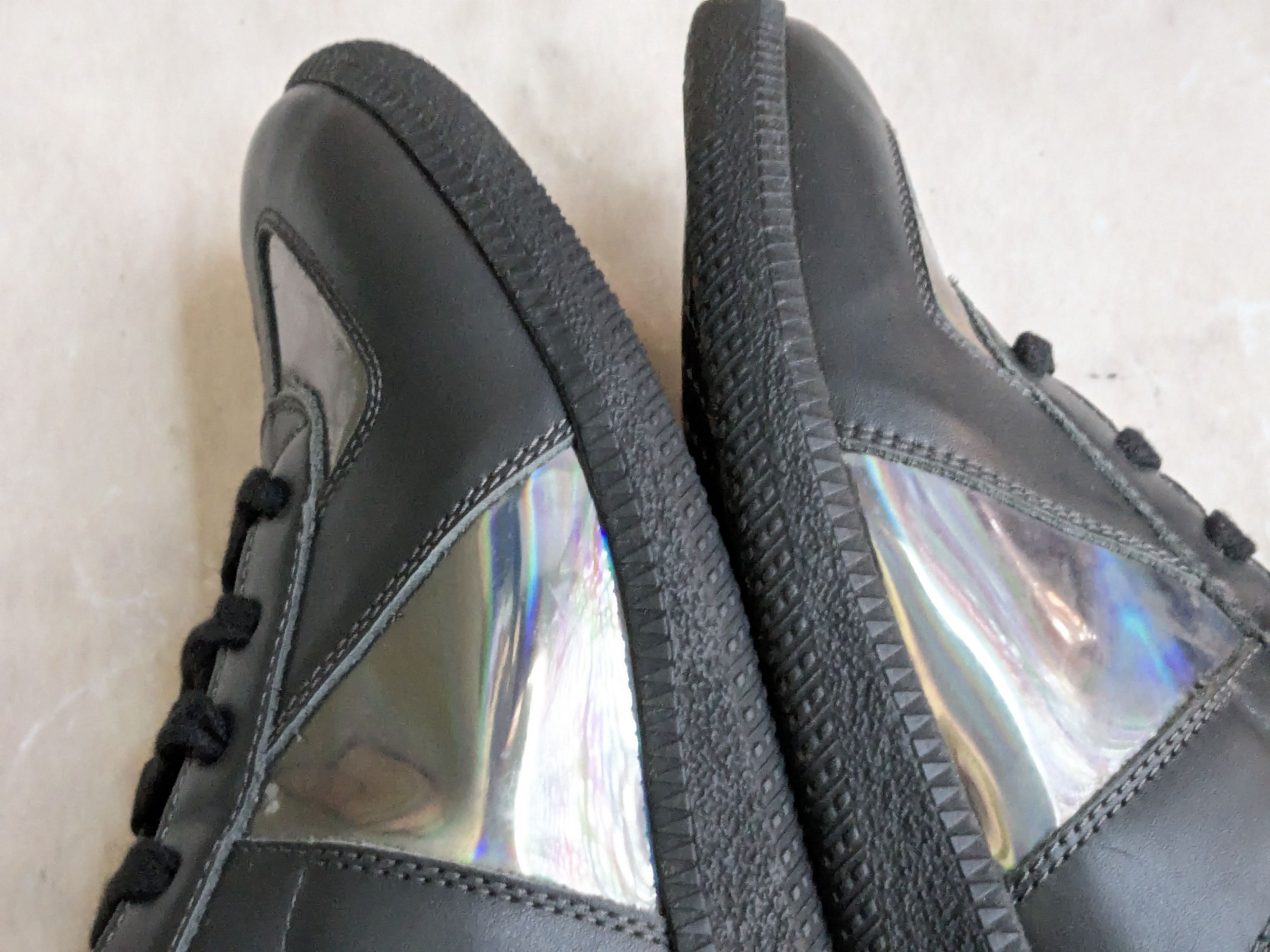 Maison Margiela Maison Margiela Replica GAT Black Silver Iridescent 11 44 Size US 11 / EU 44 - 9 Thumbnail