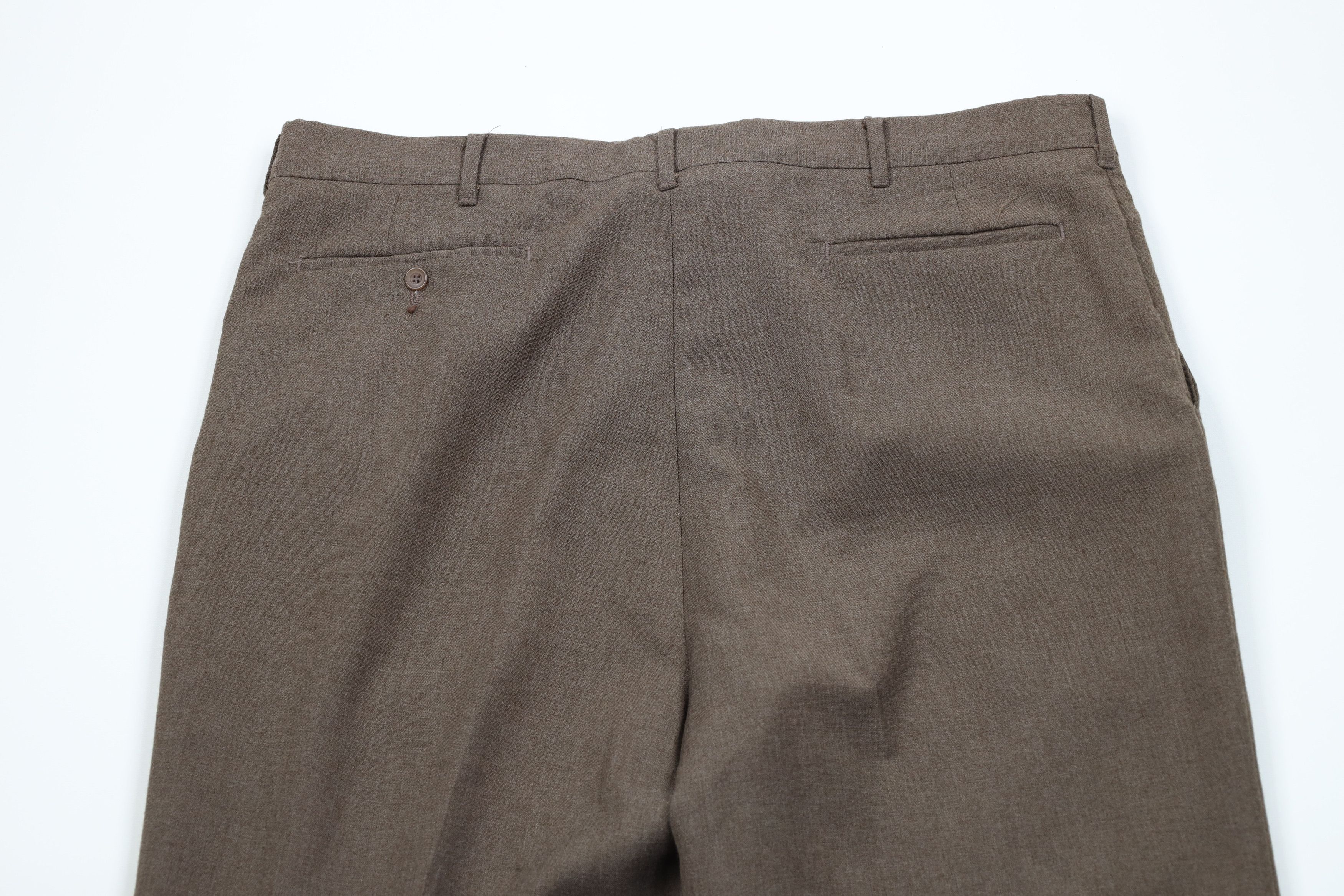 Vintage Vintage 70s Streetwear Blend Wide Leg Chino Pants Brown USA Size US 38 / EU 54 - 10 Thumbnail