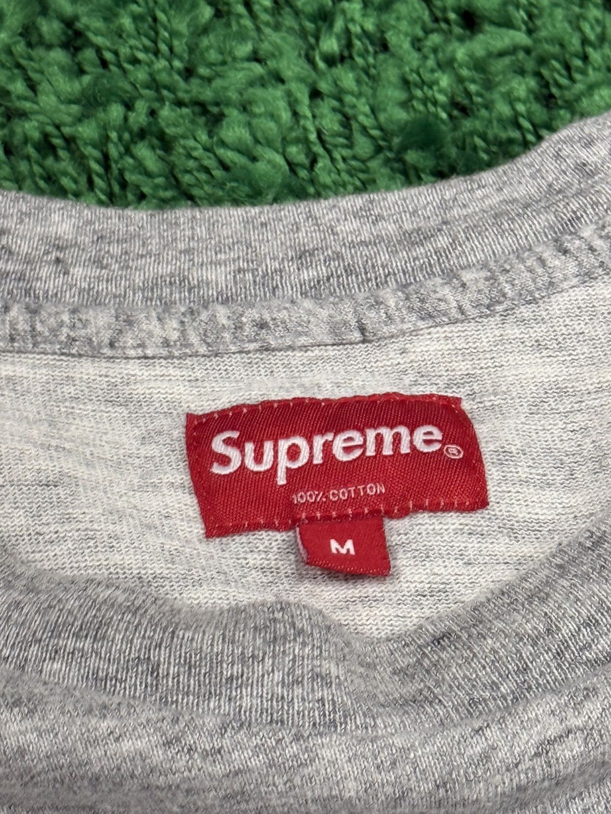 Supreme Supreme Grey Pocket Tee Cut and Sewn Medium Size US M / EU 48-50 / 2 - 4 Thumbnail