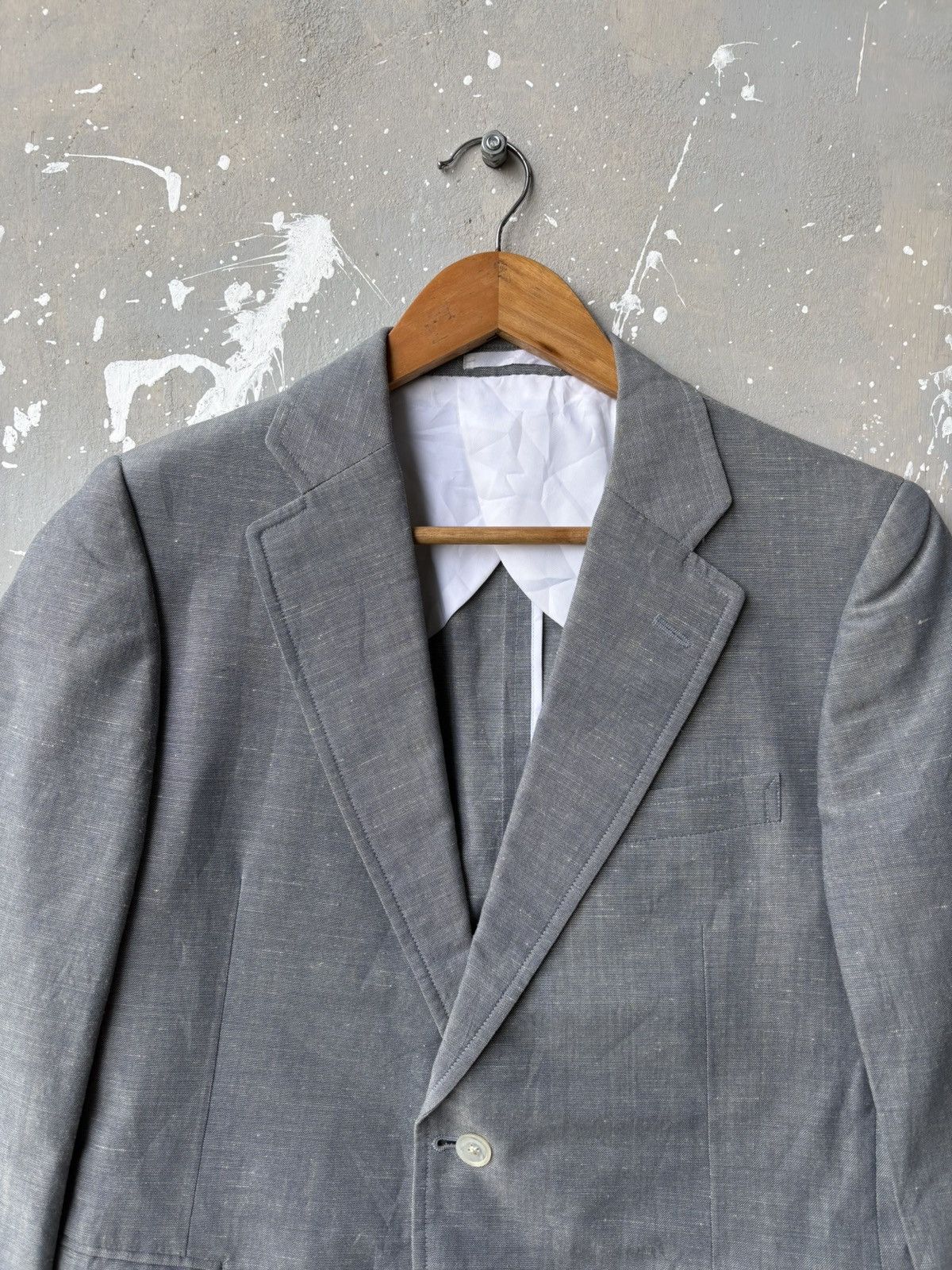 Burberry Vintage Burberrys Grey Blazer Jacket Coat Size US S / EU 44-46 / 1 - 3 Thumbnail