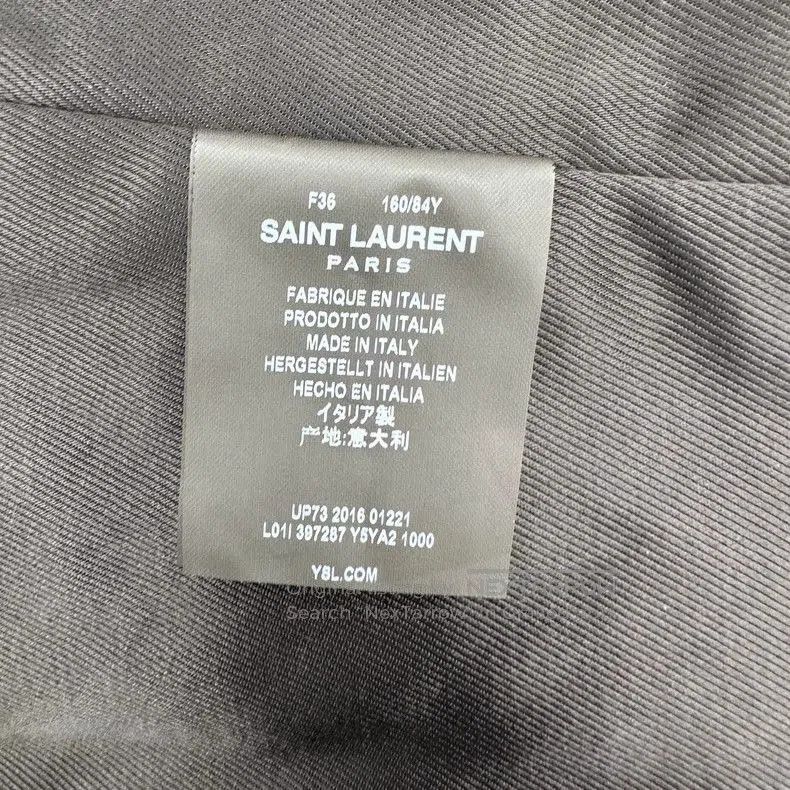 Saint Laurent Paris Saint Laurent Leather Biker Jacket Size US S / EU 44-46 / 1 - 7 Thumbnail