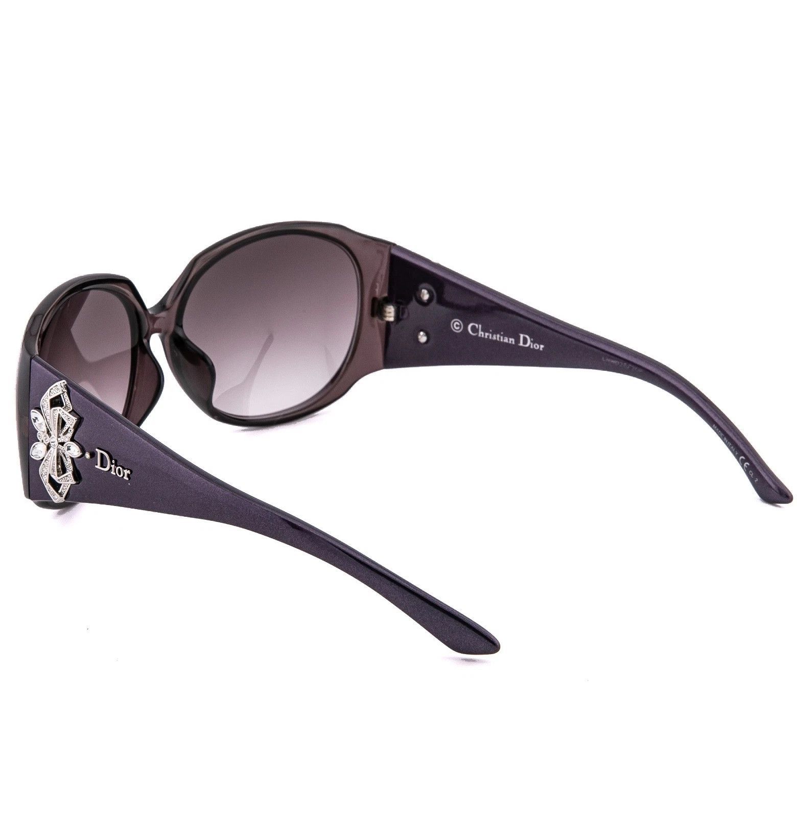 Christian Dior Monsieur CHRISTIAN DIOR FROUFROU Purple Oval Sunglasses DIORFROU FROU Size ONE SIZE - 5 Thumbnail